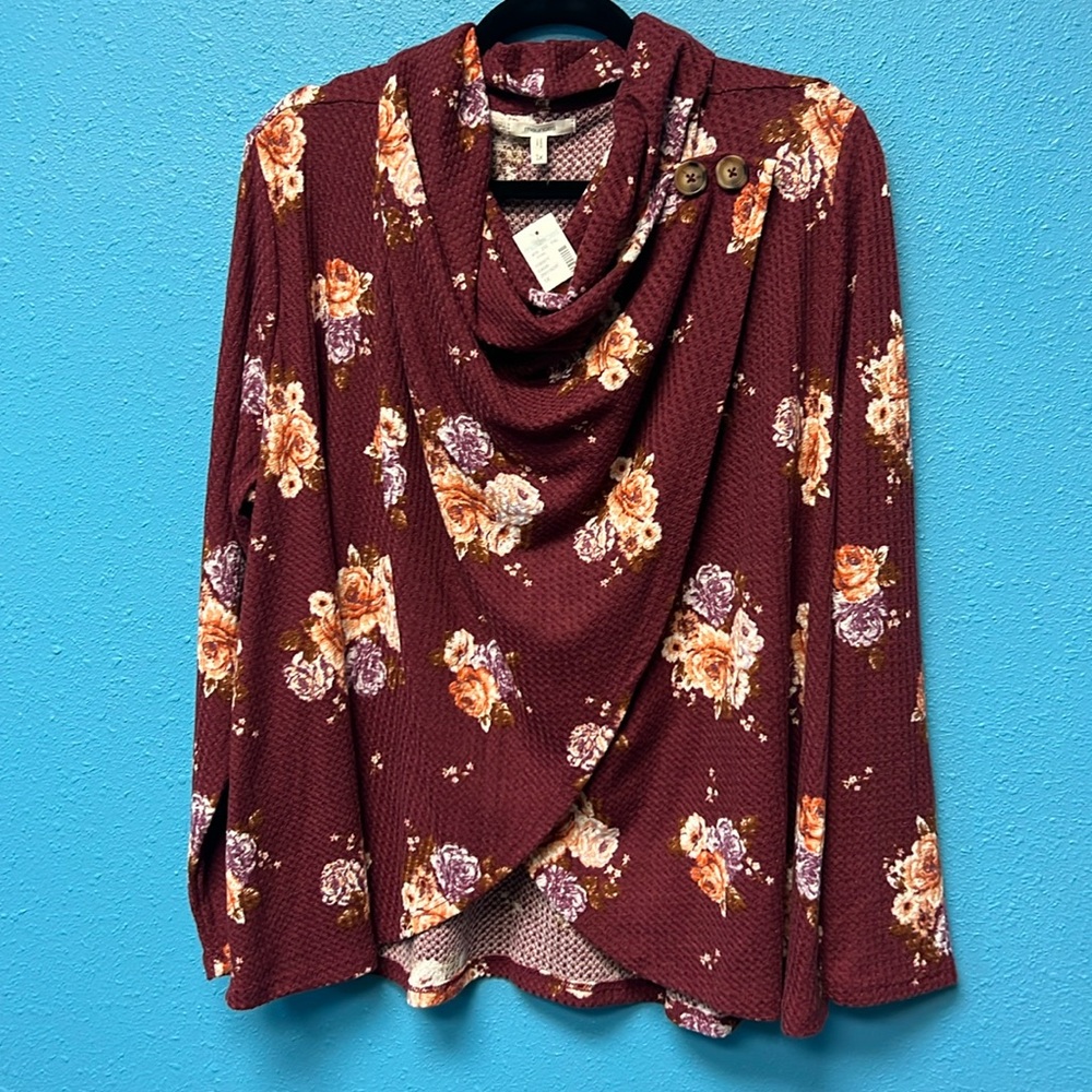 Maurice’s lightweight WOMENS  wrap sweater size 1X NWT